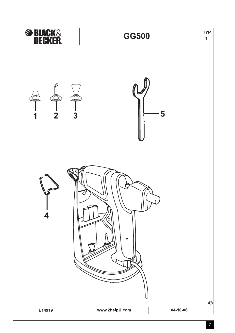 Black & Decker 496011-00 User Manual | Page 7 / 12