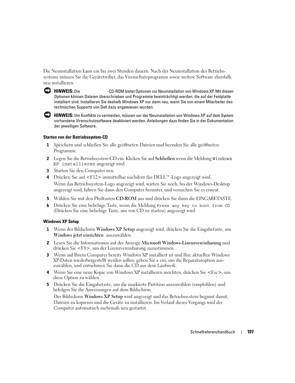 Dell OptiPlex GX280 User Manual | Page 107 / 220