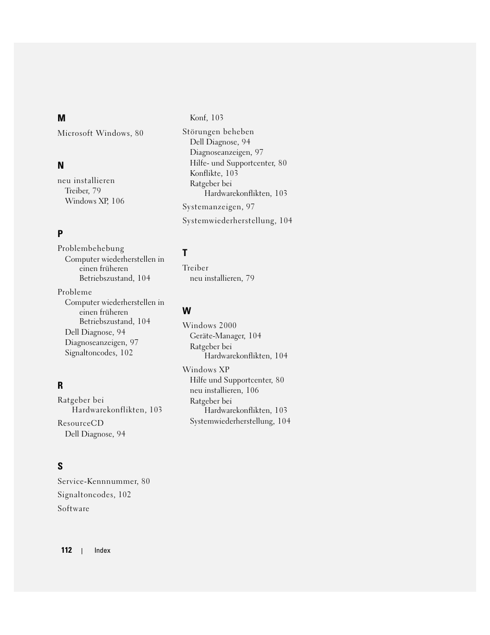 Dell OptiPlex GX280 User Manual | Page 112 / 220