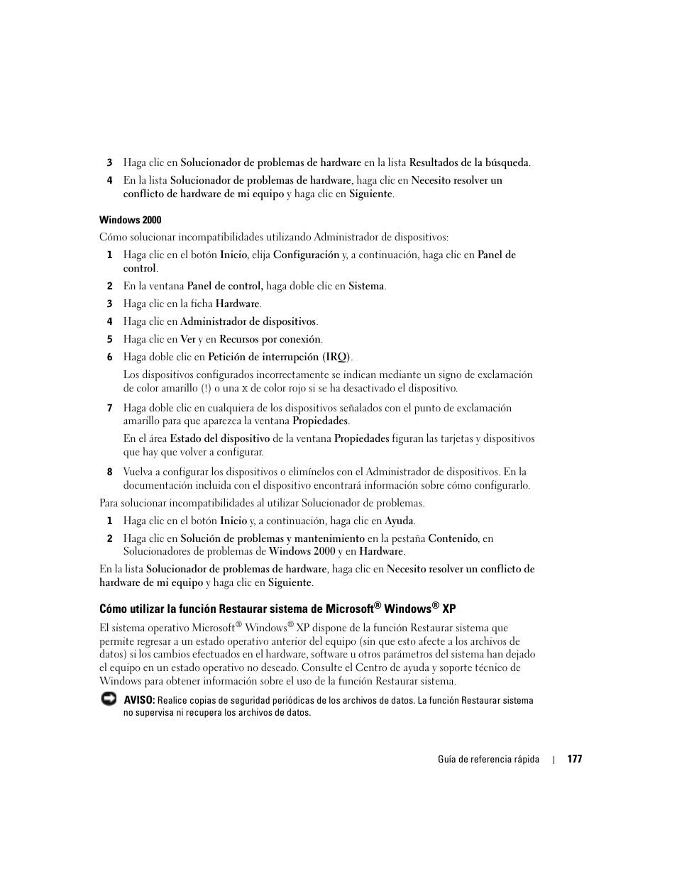 Dell OptiPlex GX280 User Manual | Page 177 / 220