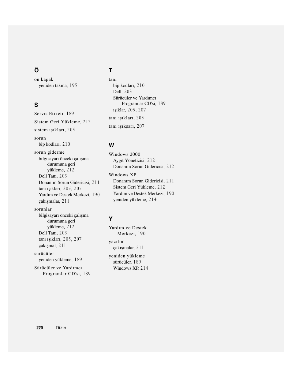 Dell OptiPlex GX280 User Manual | Page 220 / 220