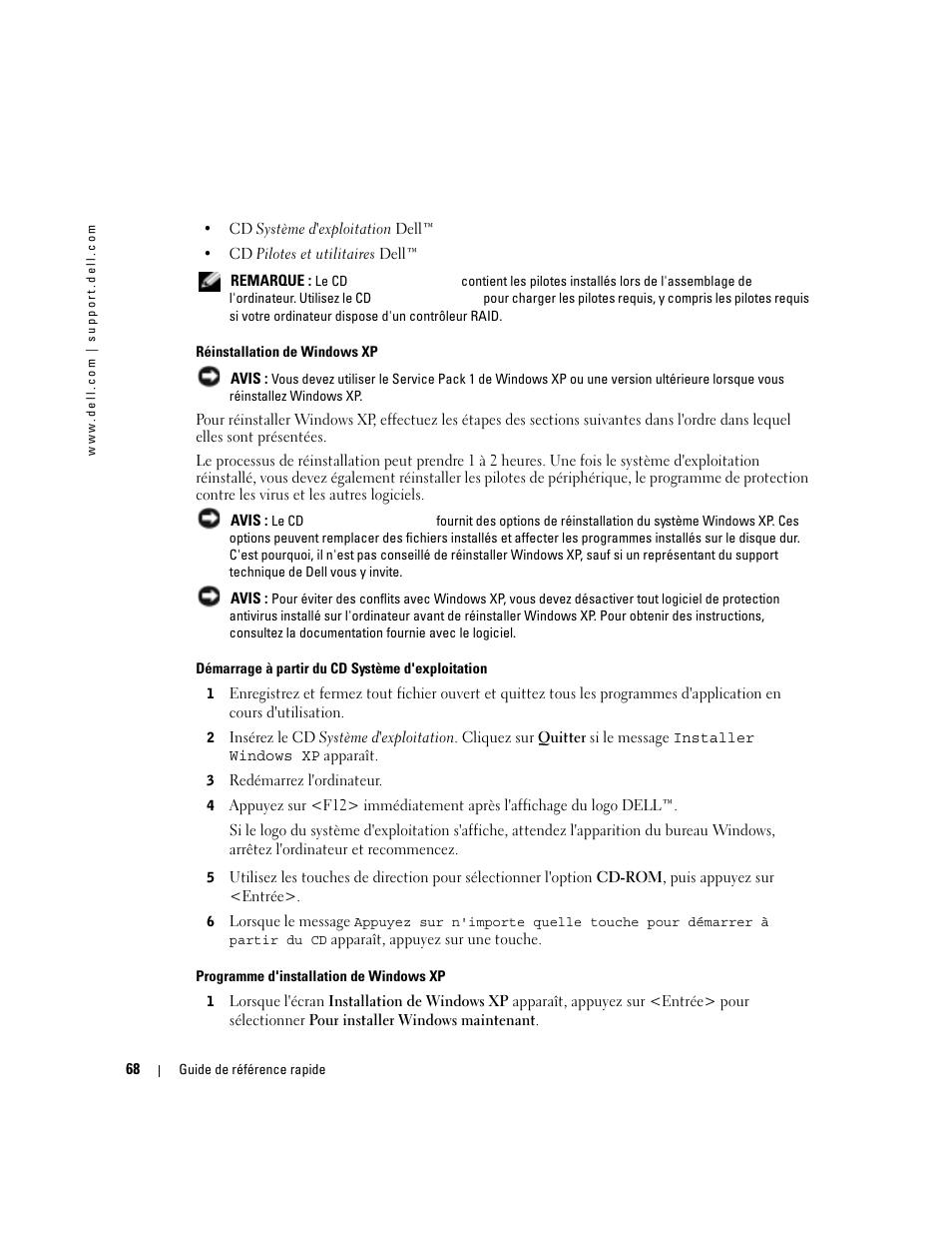 Dell OptiPlex GX280 User Manual | Page 68 / 220
