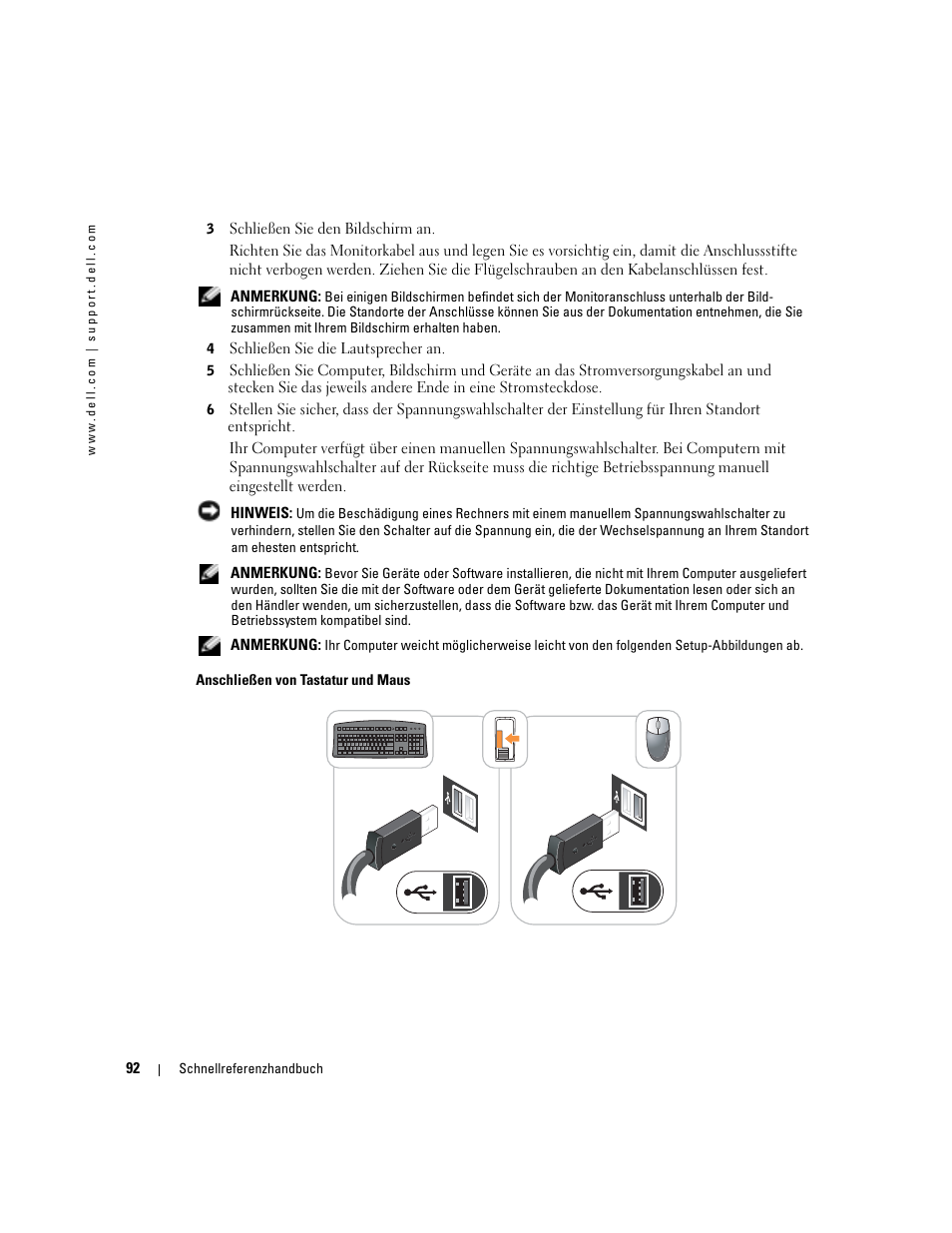 Dell OptiPlex GX280 User Manual | Page 92 / 220