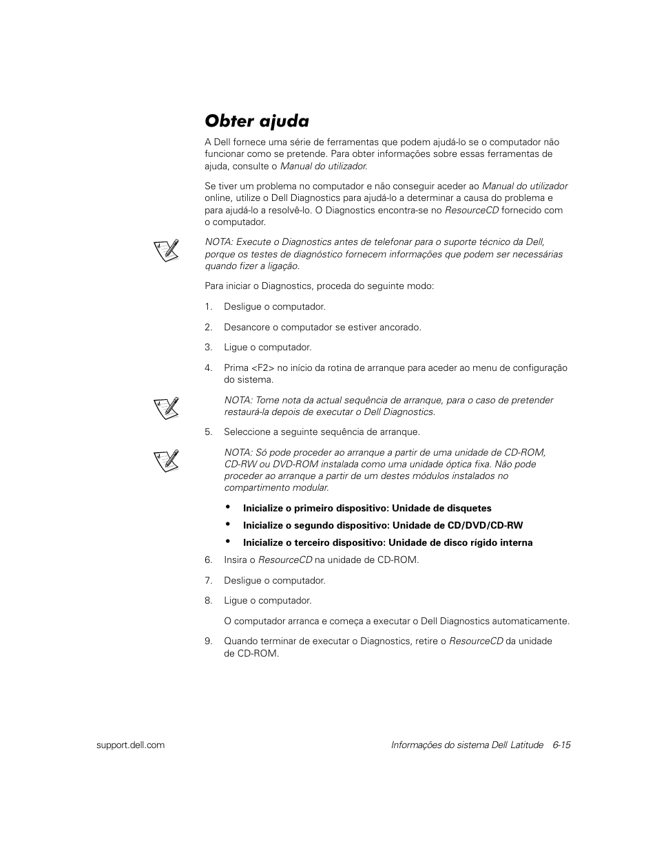 Obter ajuda | Dell Latitude C800 User Manual | Page 118 / 137