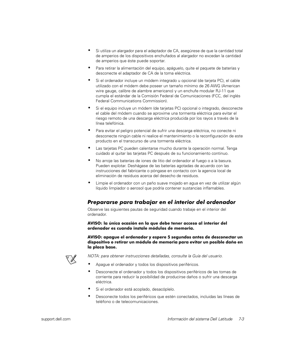 Dell Latitude C800 User Manual | Page 124 / 137