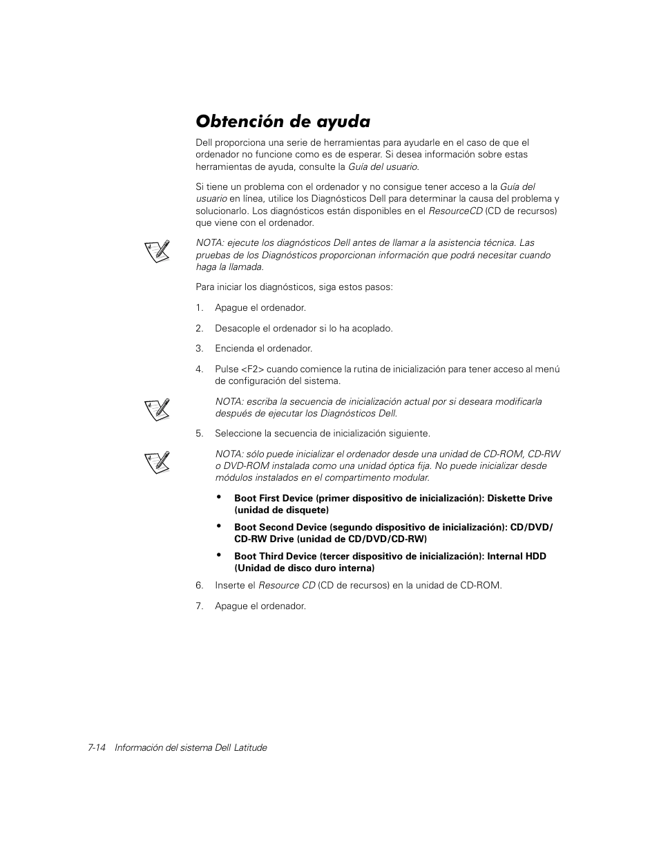 Obtención de ayuda | Dell Latitude C800 User Manual | Page 135 / 137