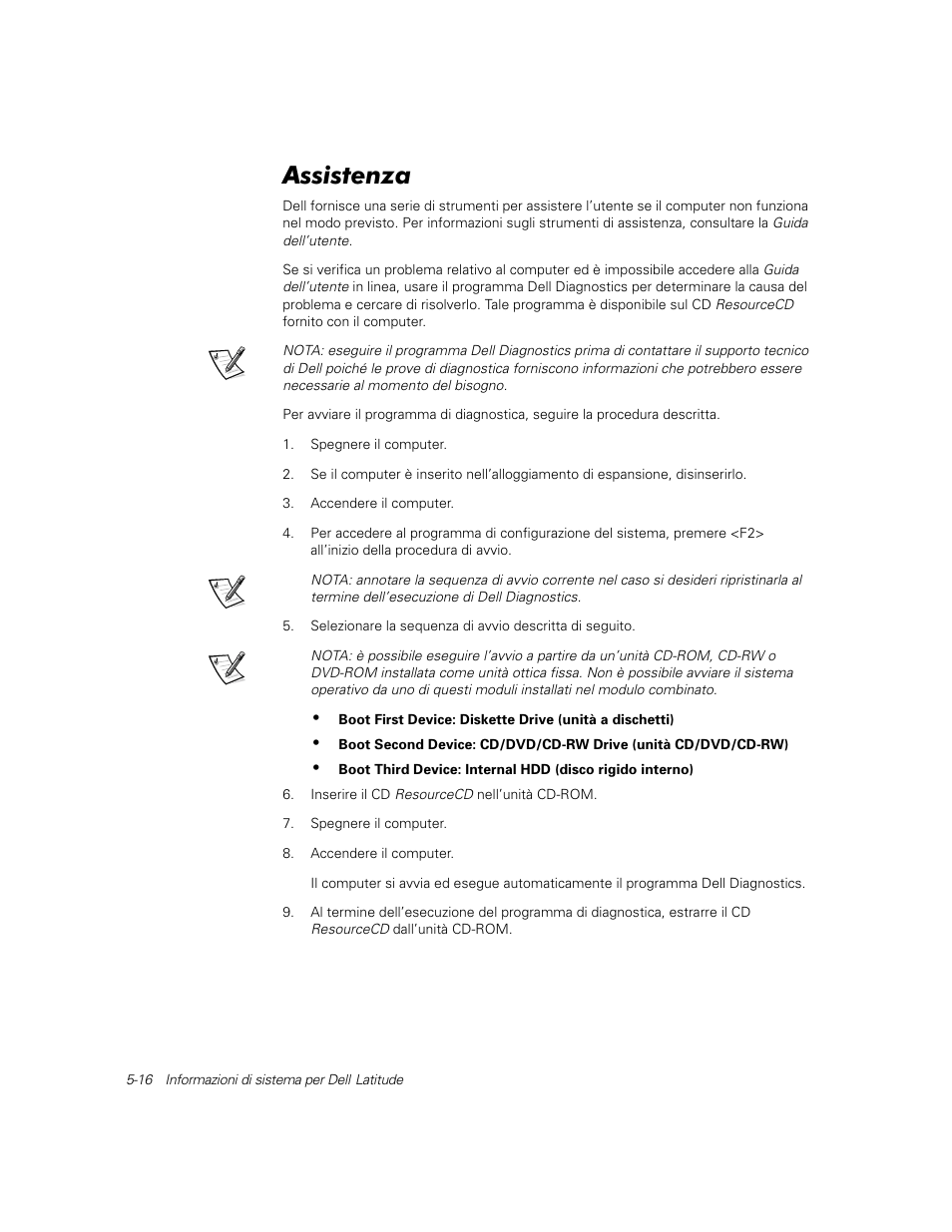 Assistenza | Dell Latitude C800 User Manual | Page 99 / 137
