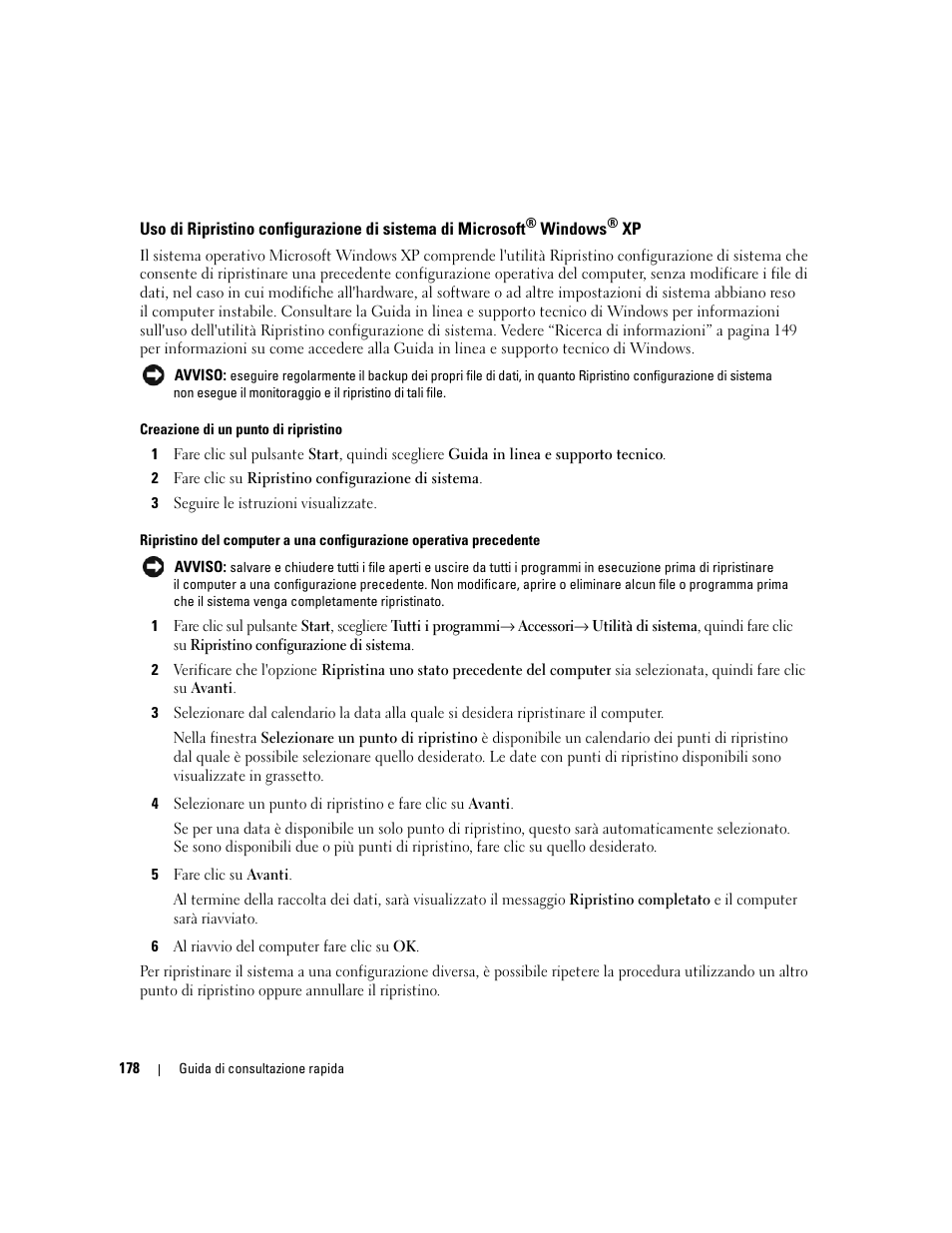 Windows | Dell Precision 490 User Manual | Page 178 / 240