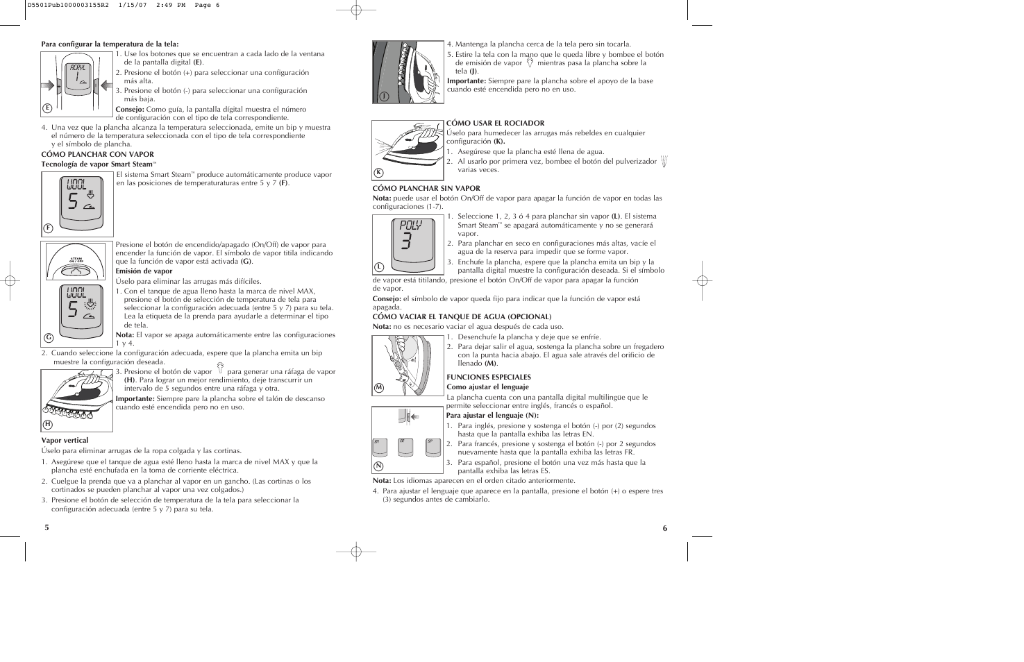 Black & Decker D5501 User Manual | Page 4 / 11