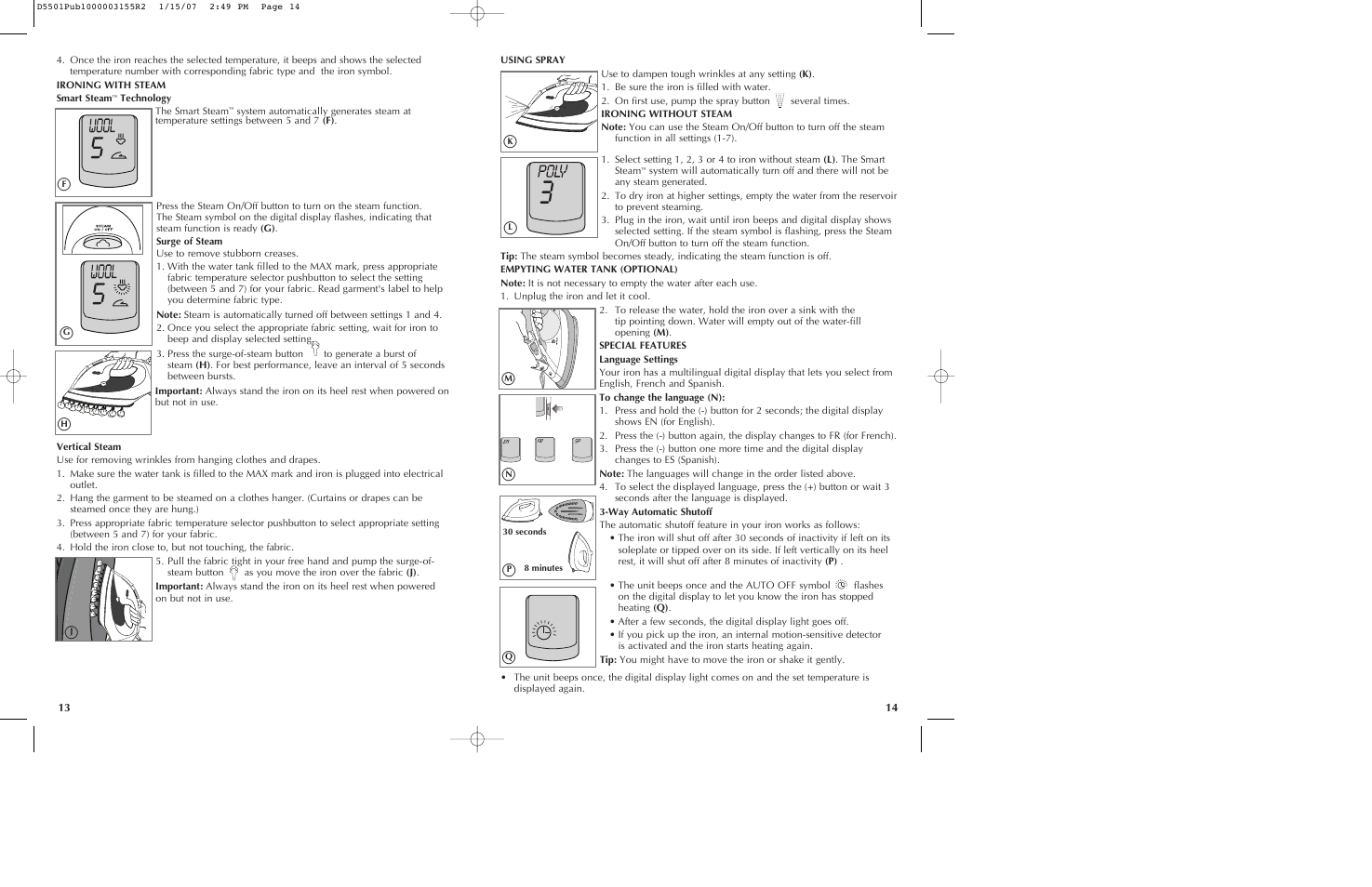 Black & Decker D5501 User Manual | Page 8 / 11