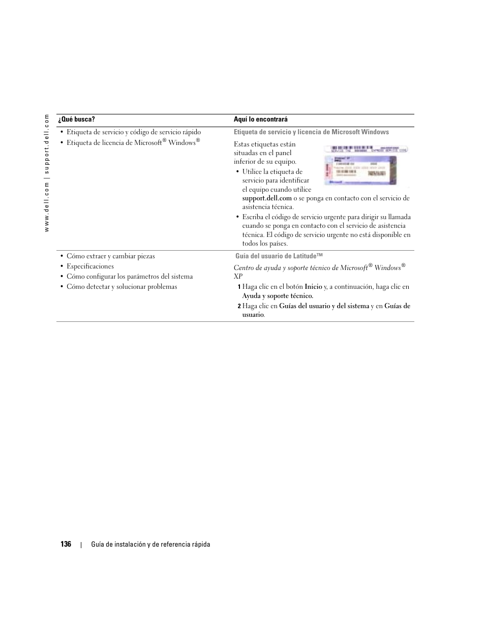 Dell Latitude D810 User Manual | Page 136 / 156
