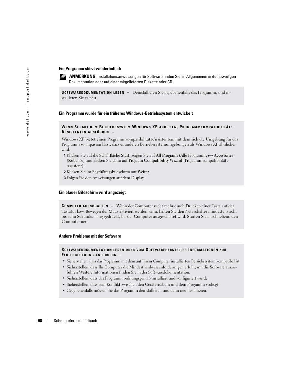 Dell Latitude D810 User Manual | Page 98 / 156