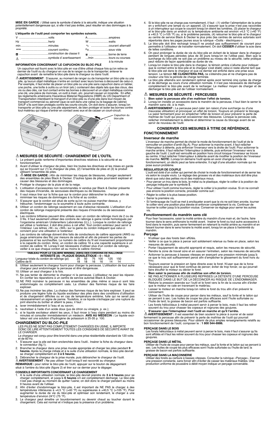 Black & Decker CD1800S User Manual | Page 4 / 7