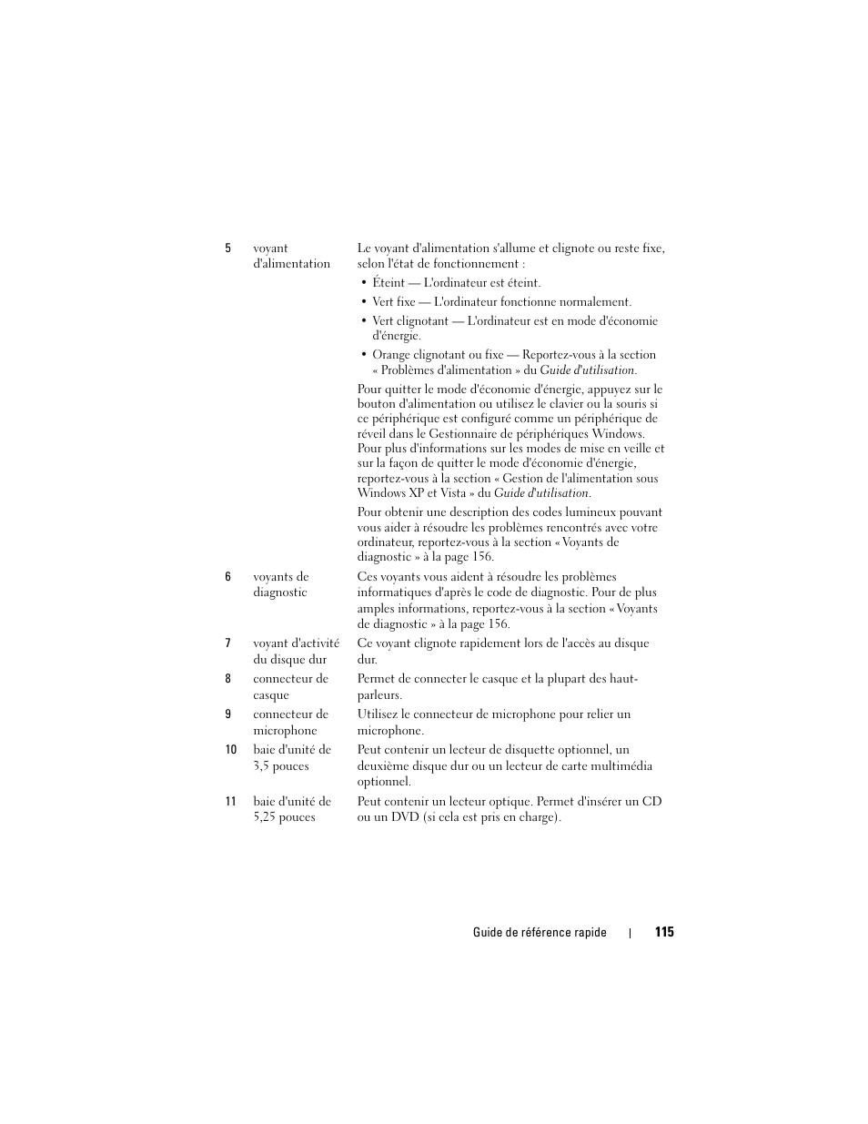 Dell OptiPlex 755 User Manual | Page 115 / 528