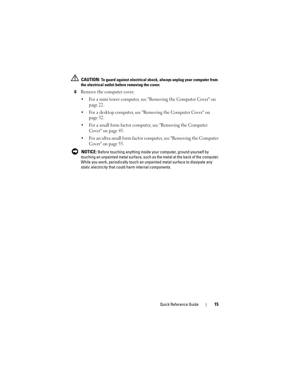 Dell OptiPlex 755 User Manual | Page 15 / 528