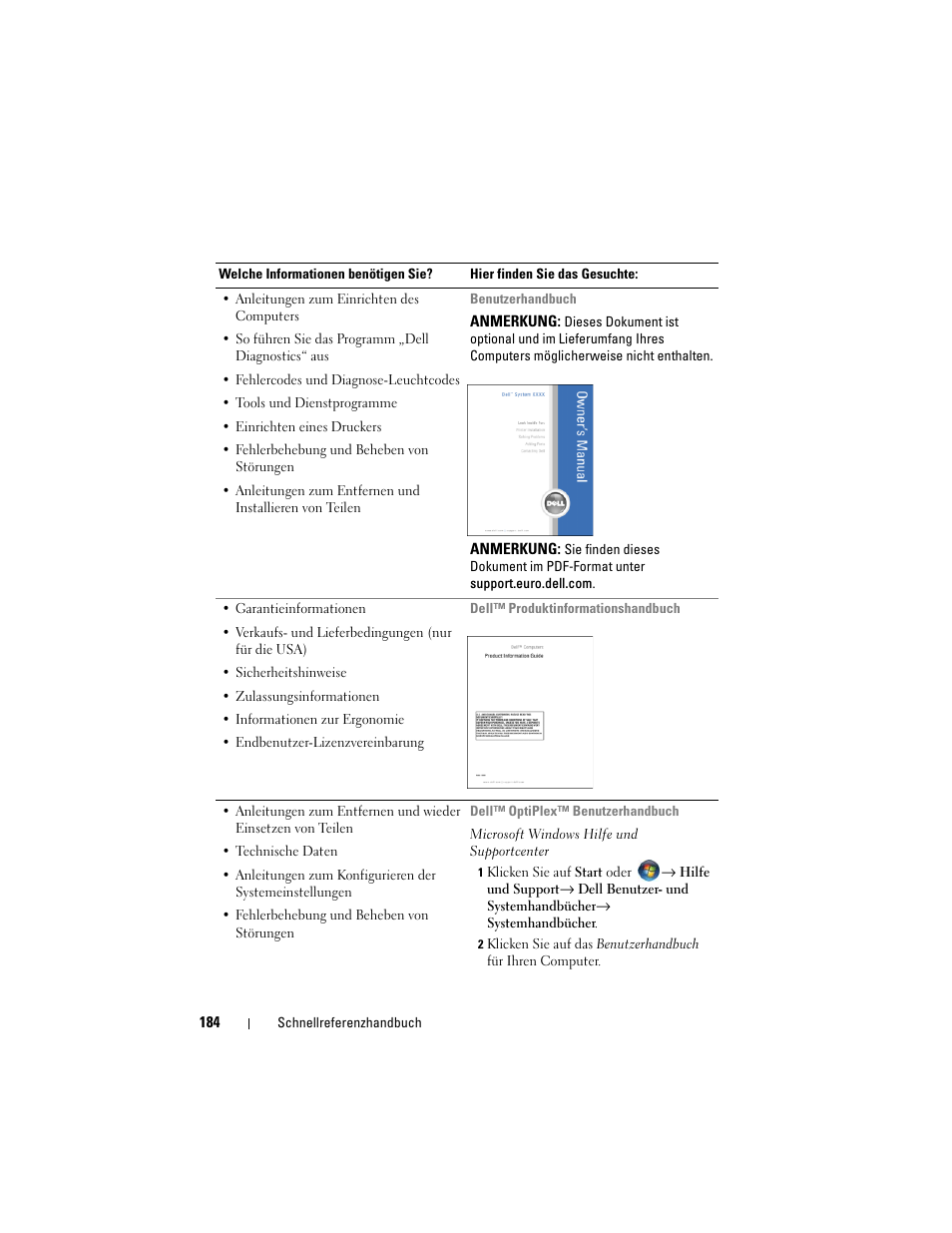 Dell OptiPlex 755 User Manual | Page 184 / 528