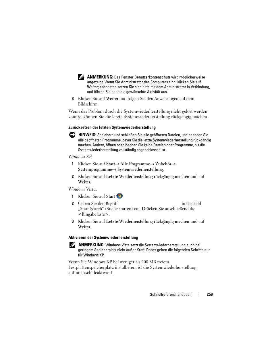 Dell OptiPlex 755 User Manual | Page 259 / 528