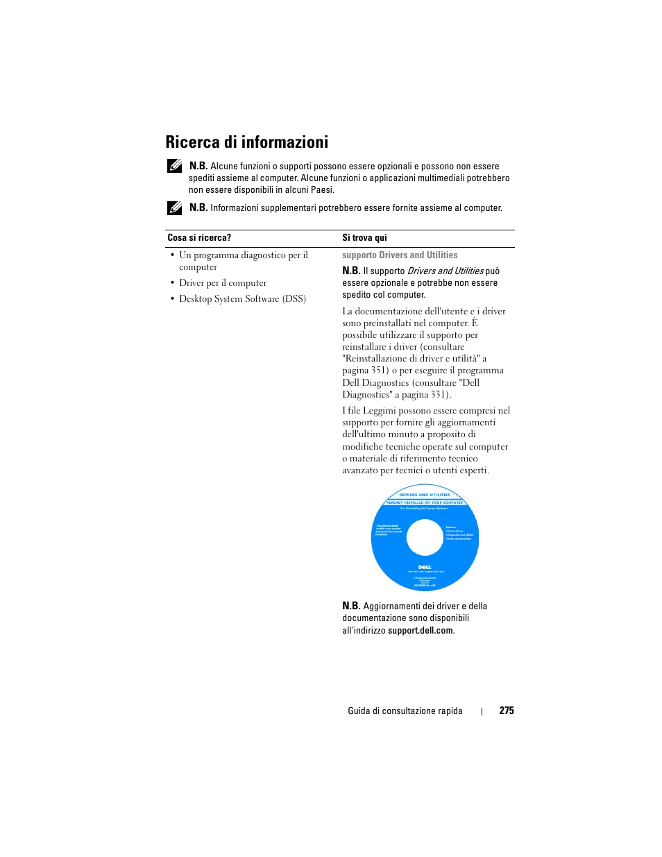 Ricerca di informazioni | Dell OptiPlex 755 User Manual | Page 275 / 528