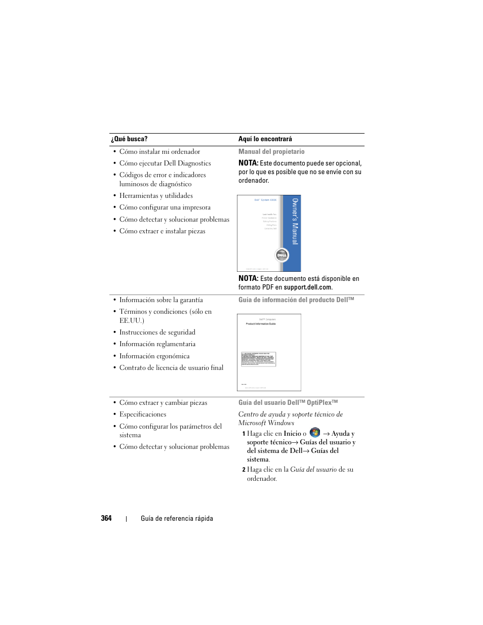 Dell OptiPlex 755 User Manual | Page 364 / 528