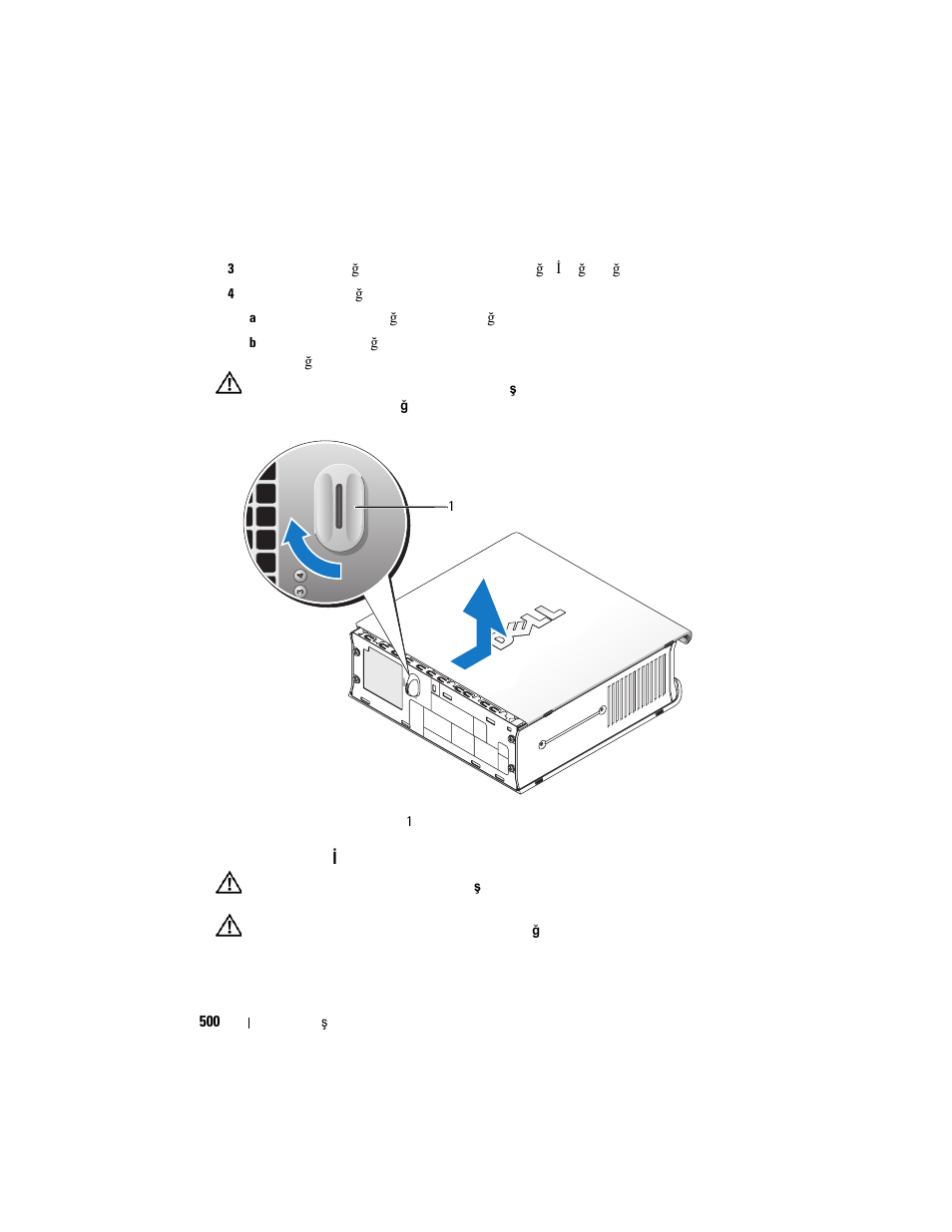 Bilgisayarınızın içi, Bilgisayarınızın | Dell OptiPlex 755 User Manual | Page 500 / 528