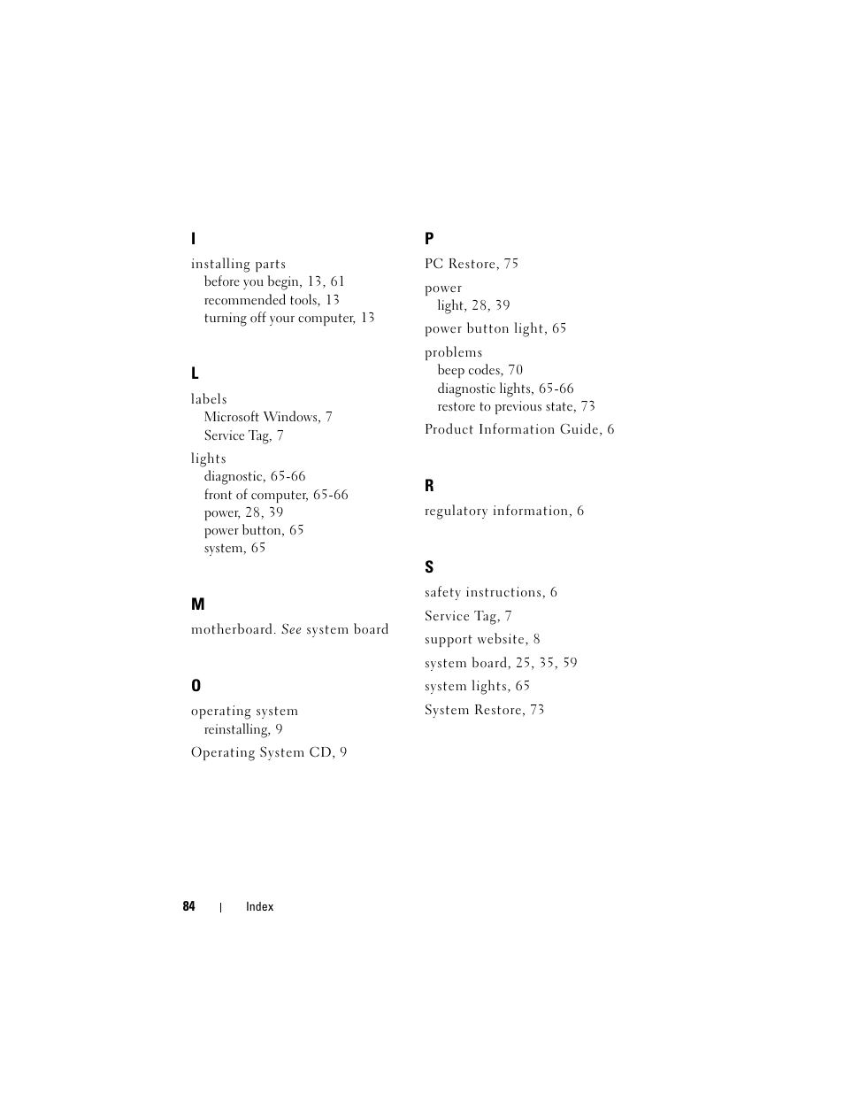 Dell OptiPlex 755 User Manual | Page 84 / 528