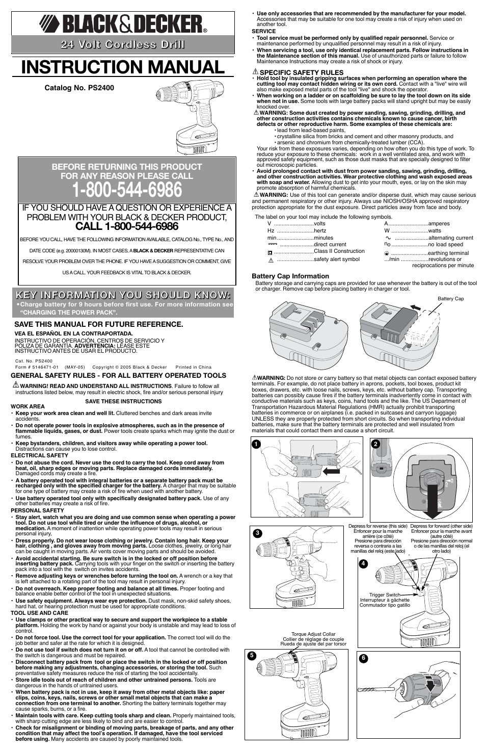 Black & Decker 5146471-01 User Manual | 6 pages