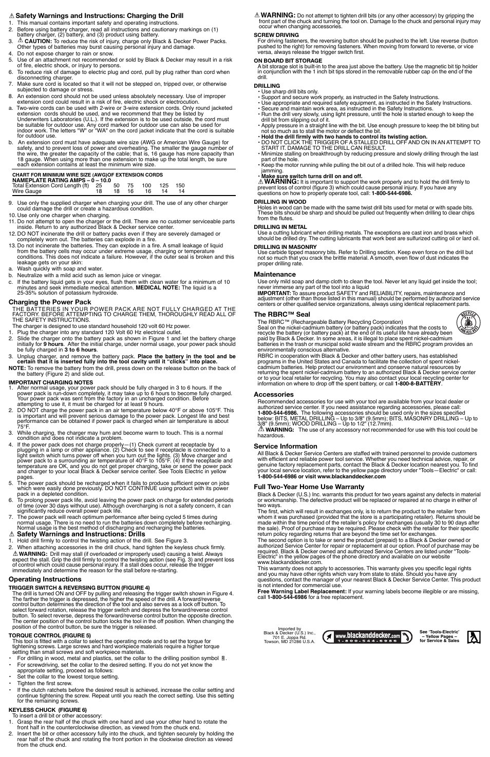 Black & Decker 5146471-01 User Manual | Page 2 / 6