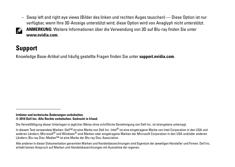 Support | Dell XPS 15 (L501X, Late 2010) User Manual | Page 32 / 40