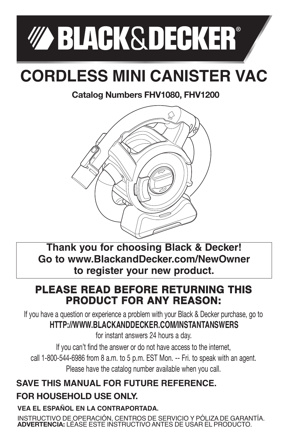 Black & Decker 90564858 User Manual | 28 pages