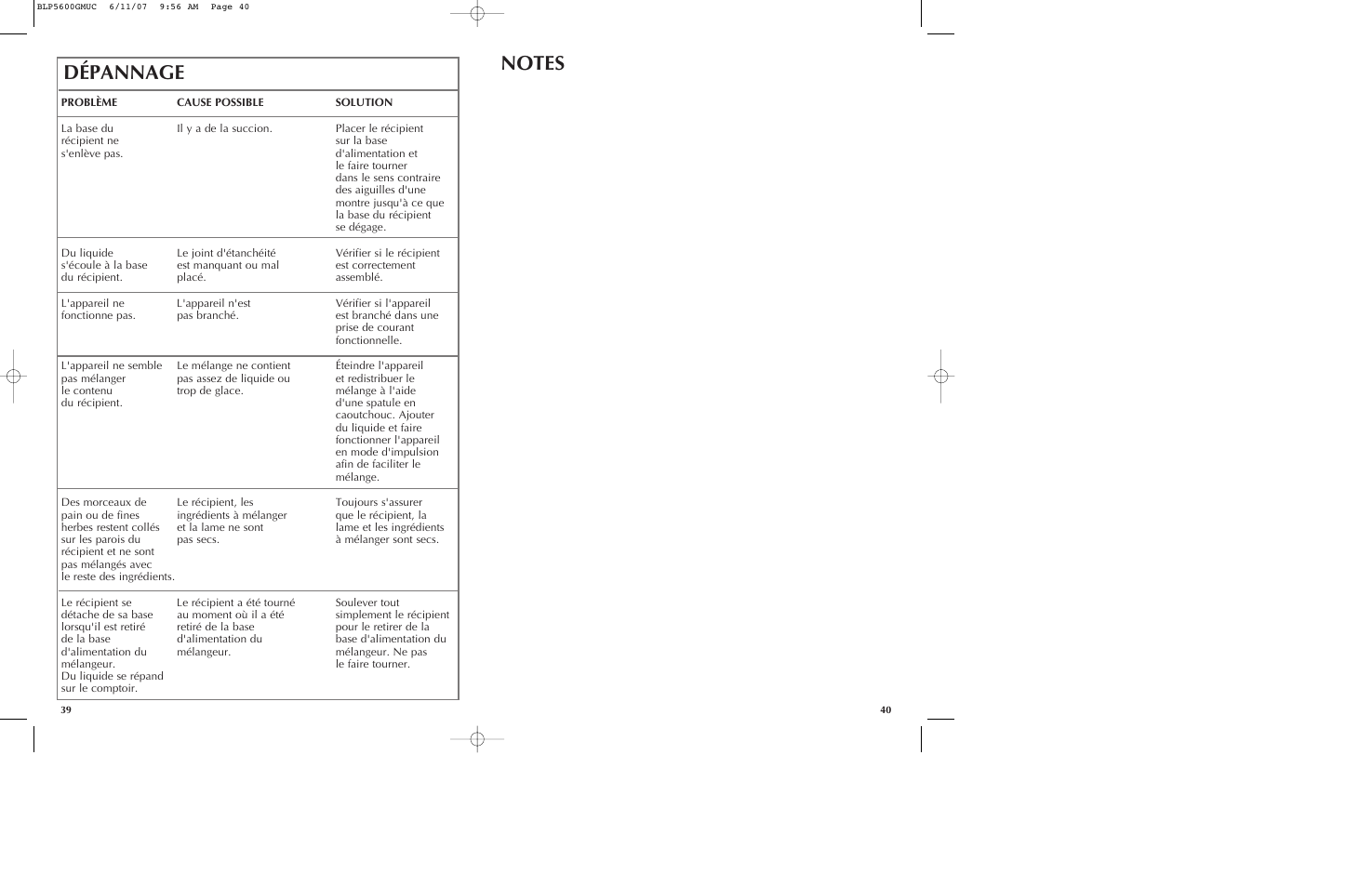 Black & Decker iBLEND BLP5600GM User Manual | Page 21 / 25