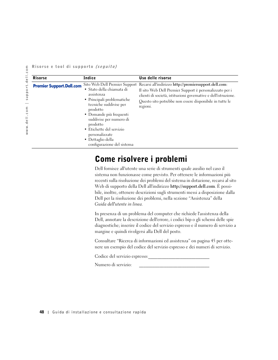 Come risolvere i problemi | Dell OptiPlex GX240 User Manual | Page 50 / 86