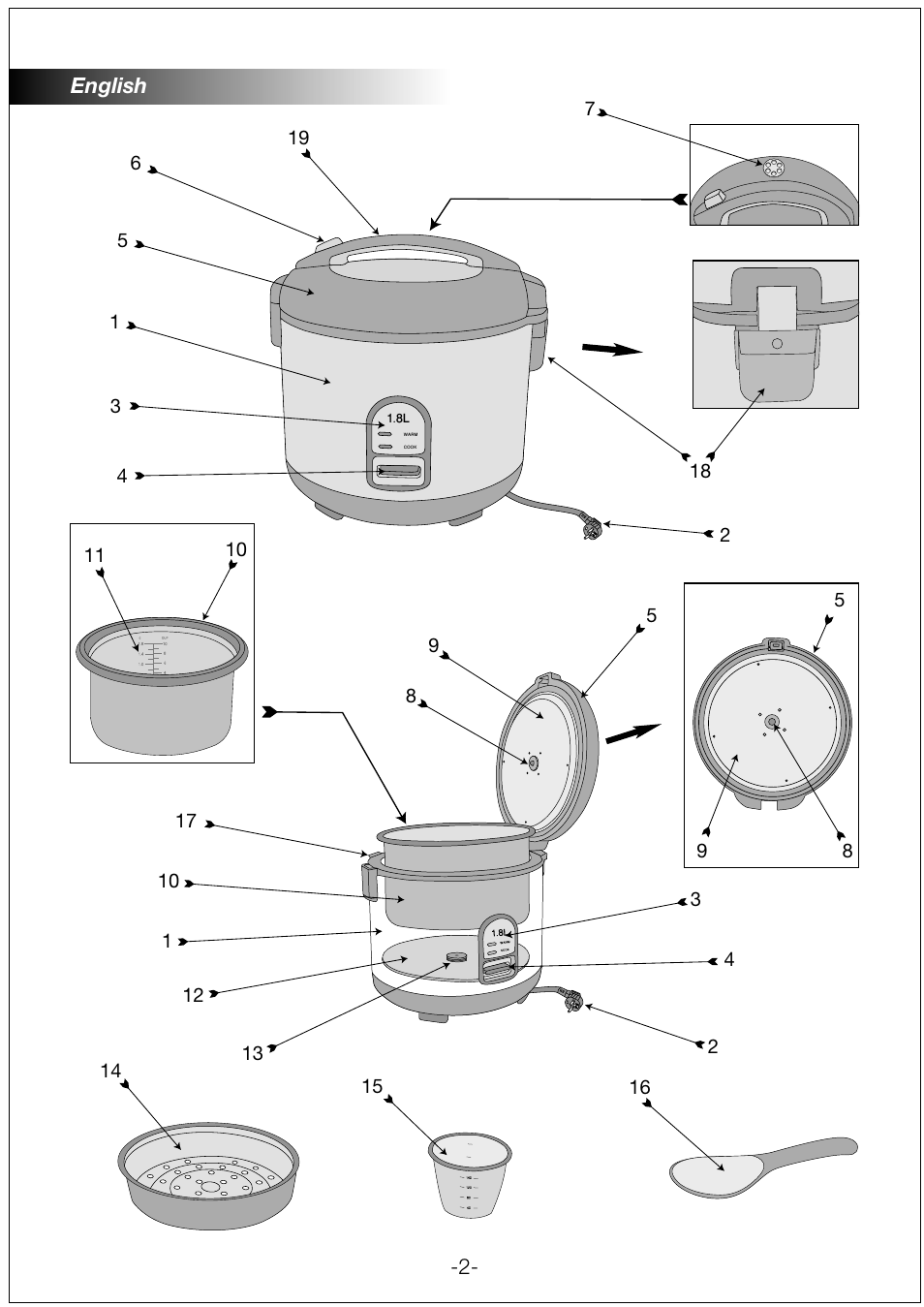 Black & Decker RC1820 User Manual | Page 2 / 14