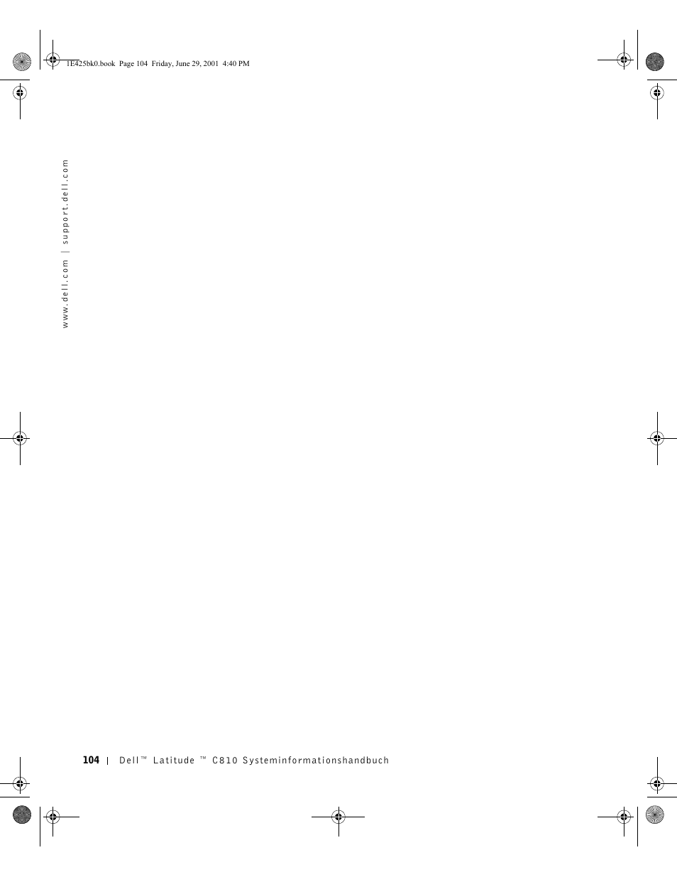 Dell Latitude C810 User Manual | Page 106 / 188