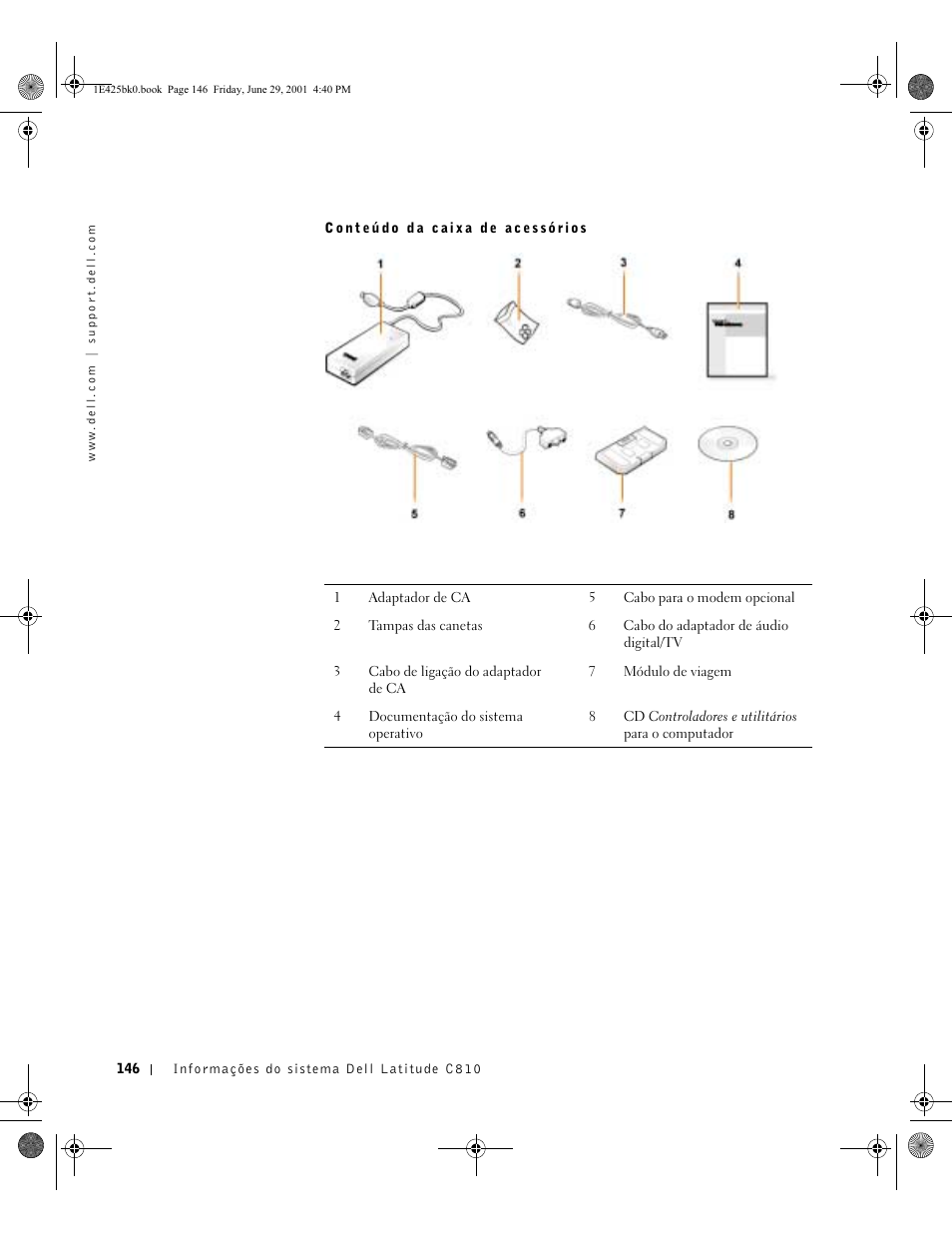 Dell Latitude C810 User Manual | Page 148 / 188