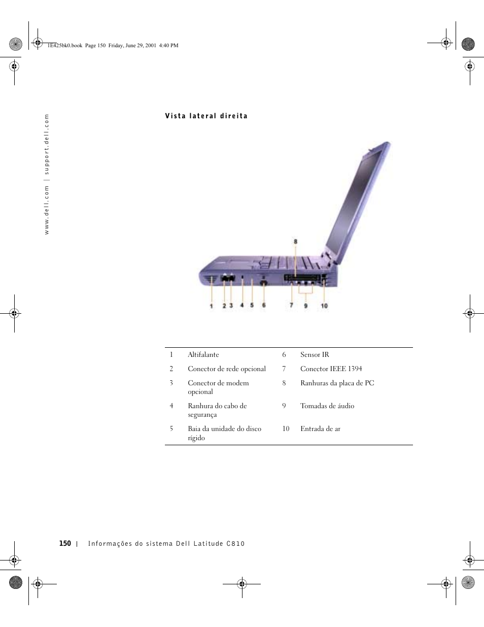 Dell Latitude C810 User Manual | Page 152 / 188