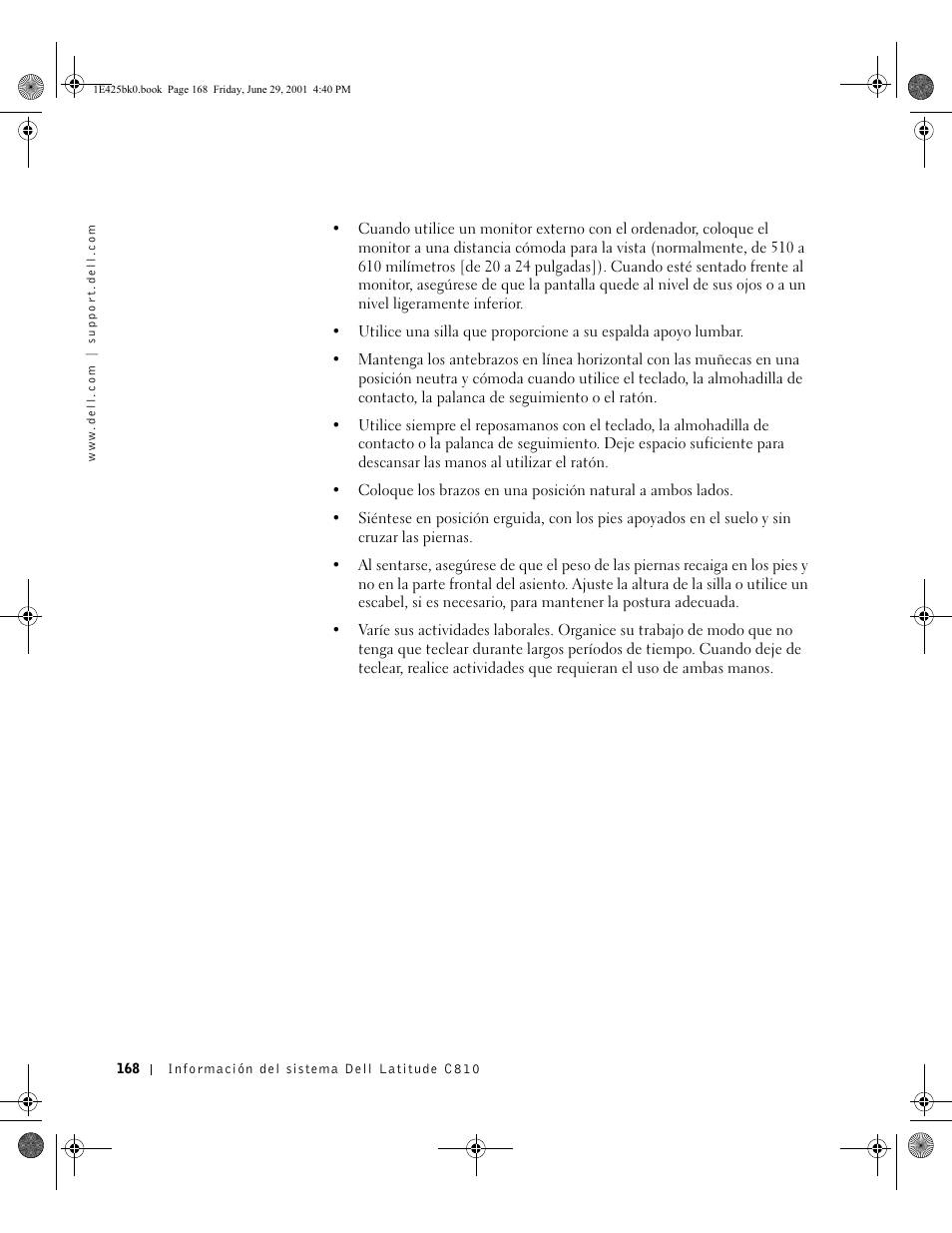 Dell Latitude C810 User Manual | Page 170 / 188