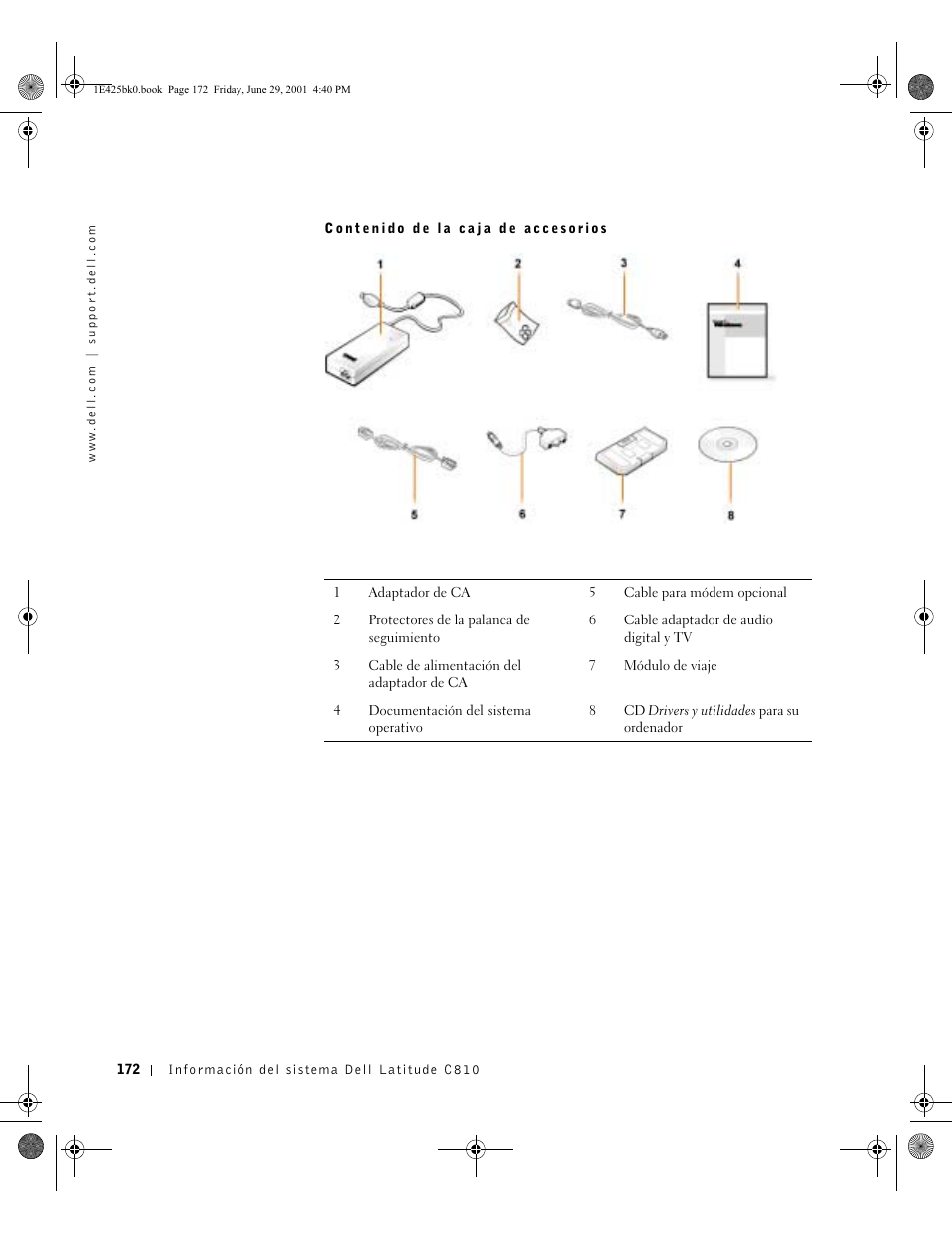 Dell Latitude C810 User Manual | Page 174 / 188