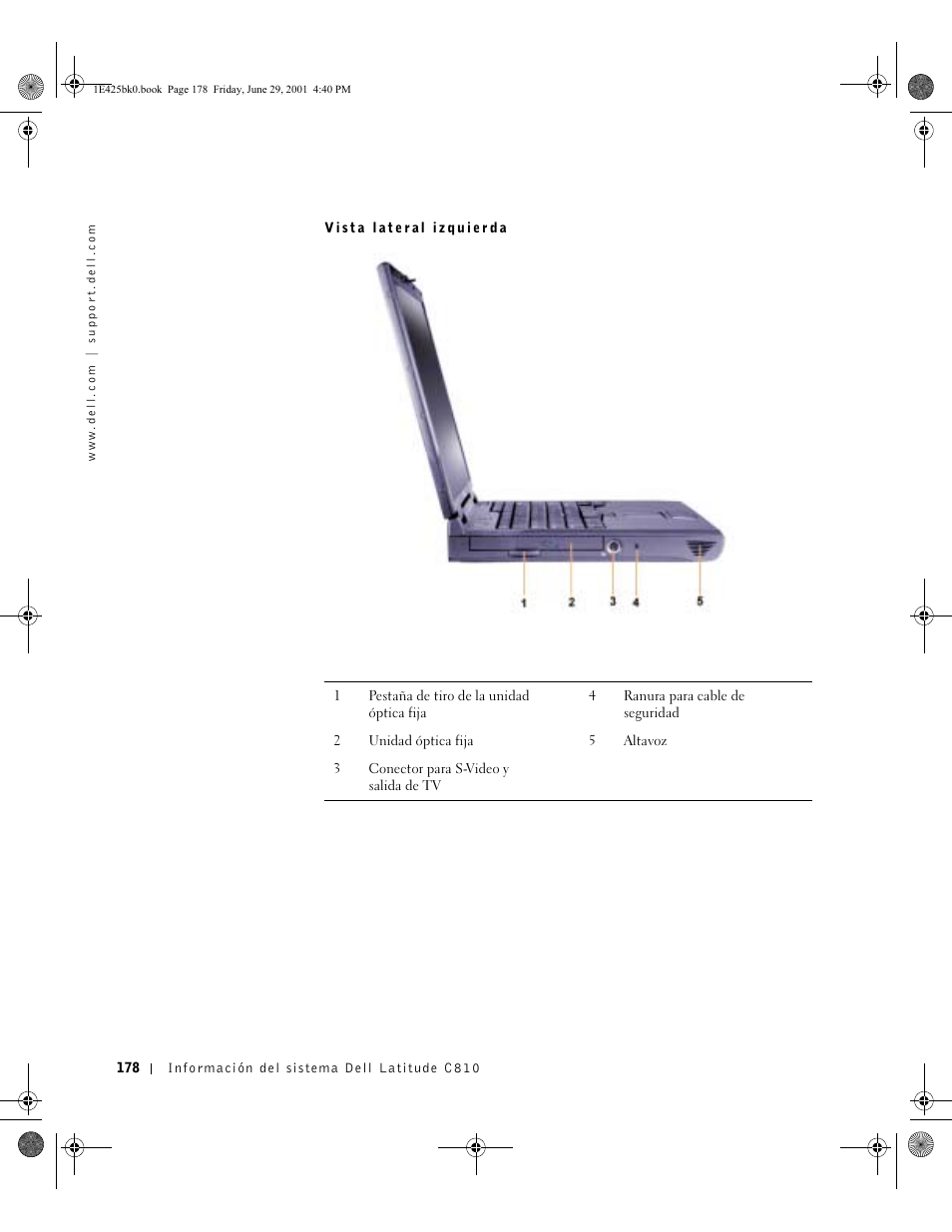 Dell Latitude C810 User Manual | Page 180 / 188