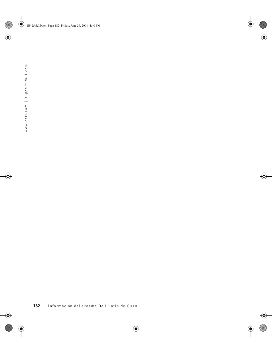 Dell Latitude C810 User Manual | Page 184 / 188