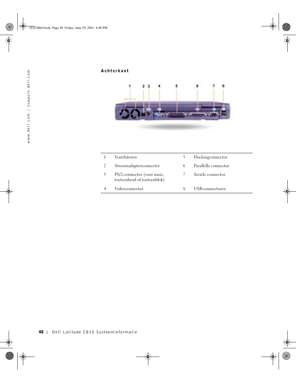 Dell Latitude C810 User Manual | Page 50 / 188