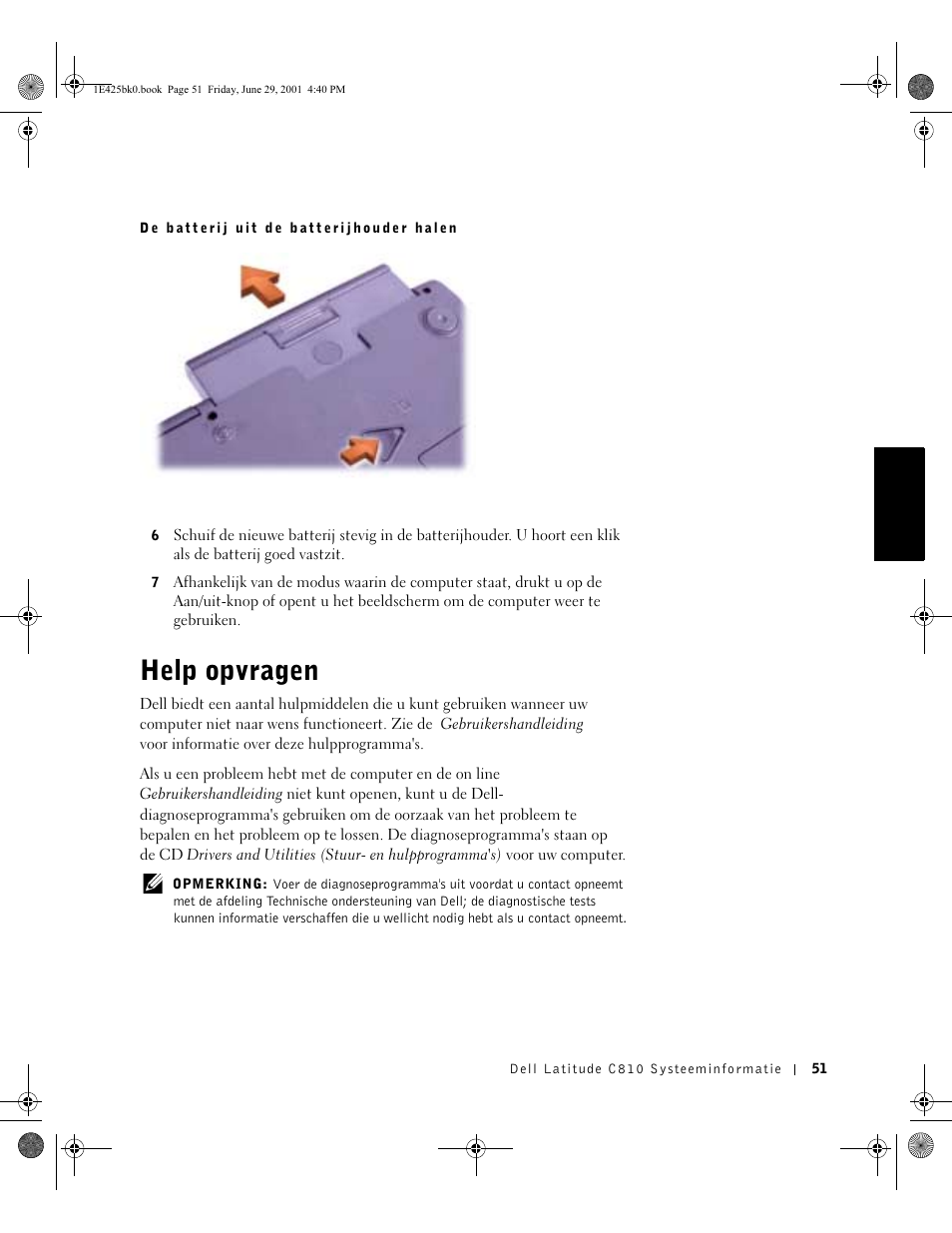 Help opvragen | Dell Latitude C810 User Manual | Page 53 / 188