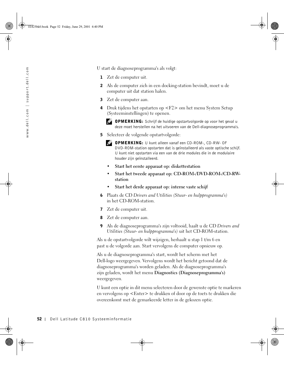 Dell Latitude C810 User Manual | Page 54 / 188