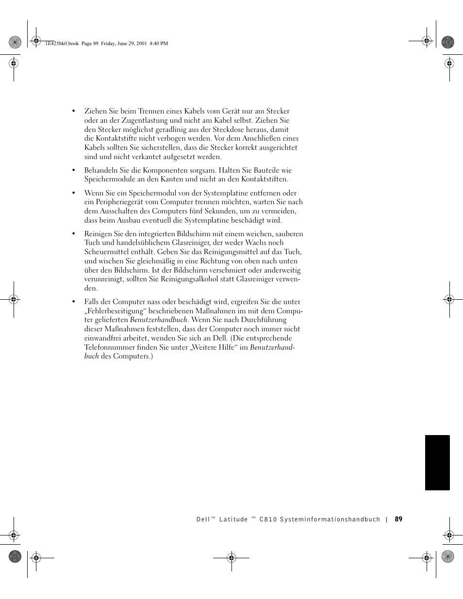 Dell Latitude C810 User Manual | Page 91 / 188
