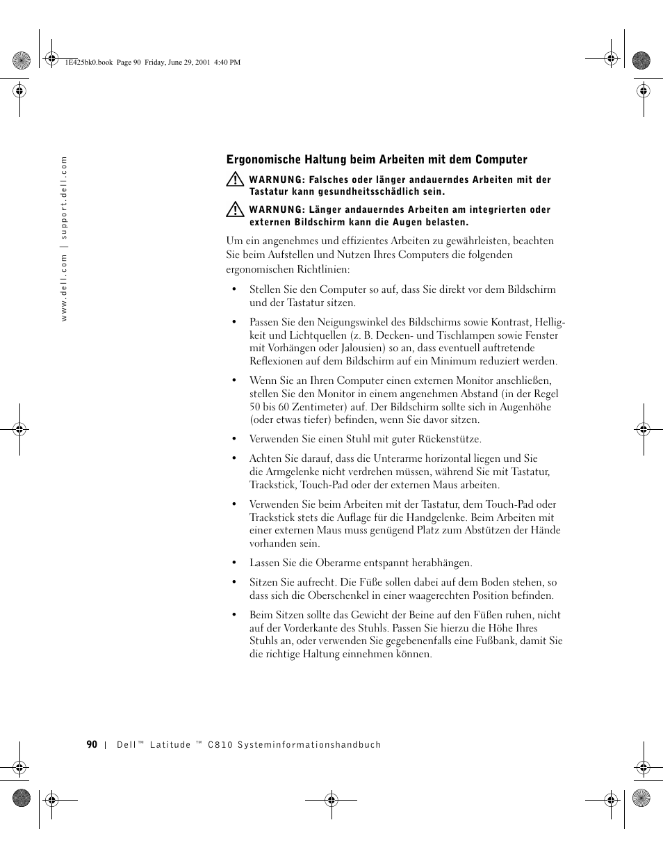 Dell Latitude C810 User Manual | Page 92 / 188