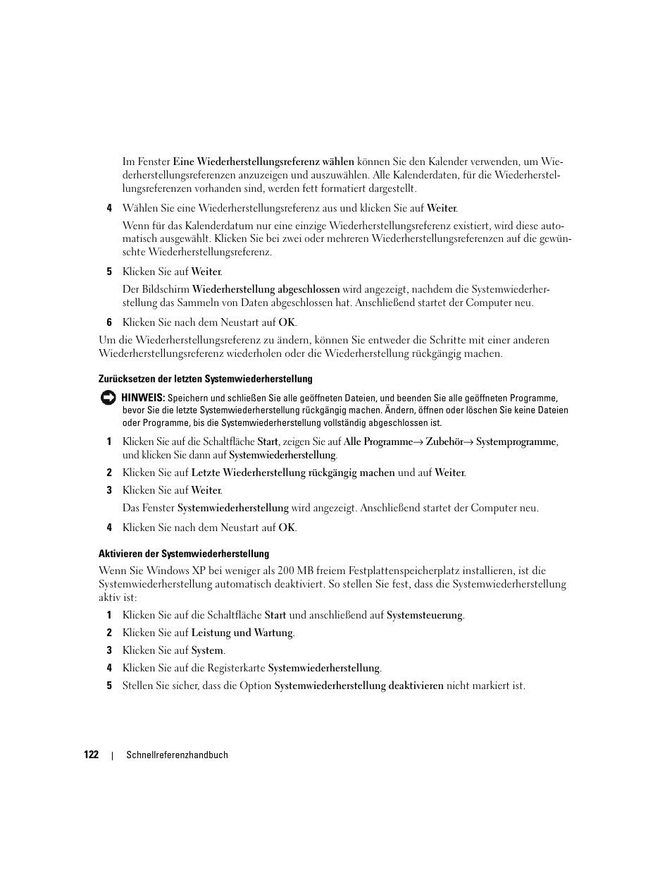 Dell OptiPlex 210L User Manual | Page 122 / 258