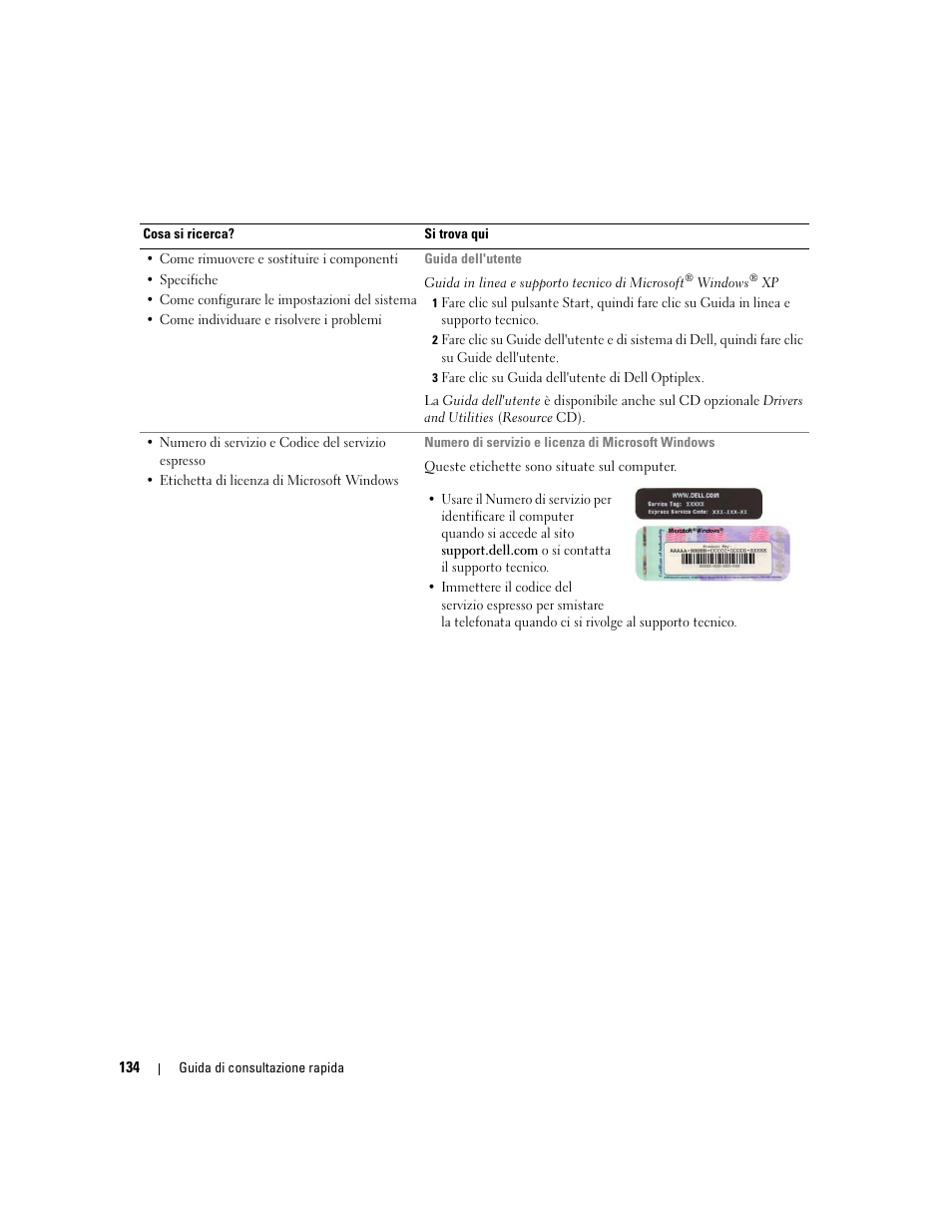 Dell OptiPlex 210L User Manual | Page 134 / 258