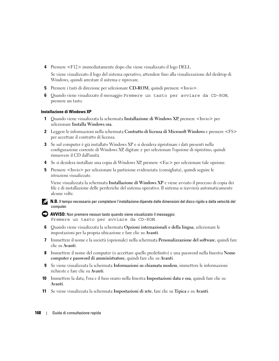 Dell OptiPlex 210L User Manual | Page 168 / 258