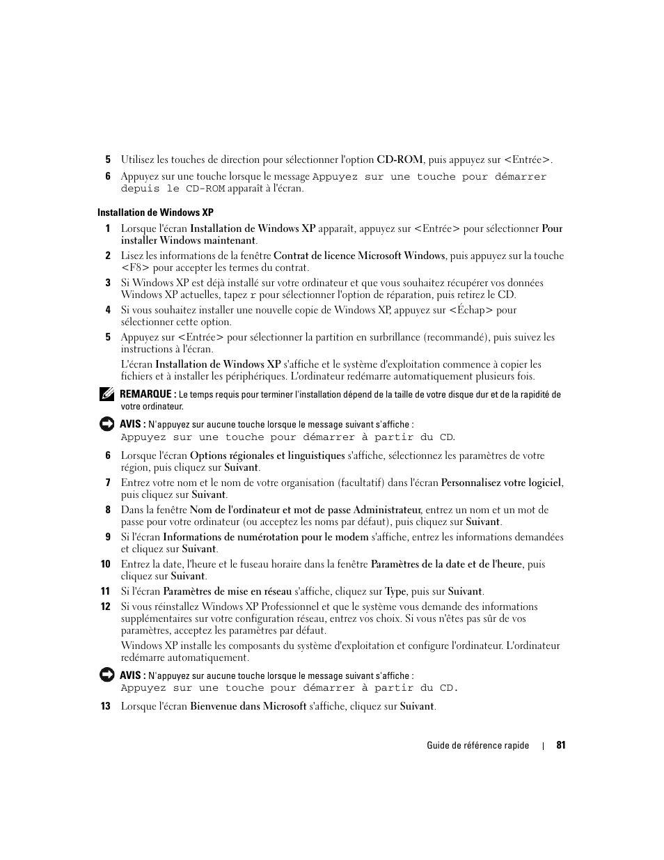 Dell OptiPlex 210L User Manual | Page 81 / 258