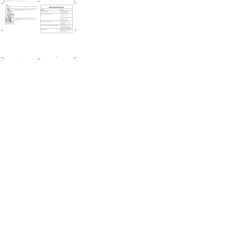 Troubleshooting | Black & Decker VC3000 User Manual | Page 11 / 13
