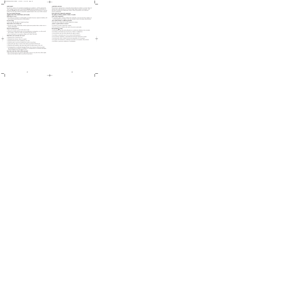 Black & Decker VC3000 User Manual | Page 12 / 13